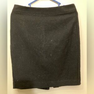 J. Crew Elegant Black Pencil Skirt